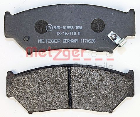 METZGER 1170528 Bremsbelagsatz, Scheibenbremse